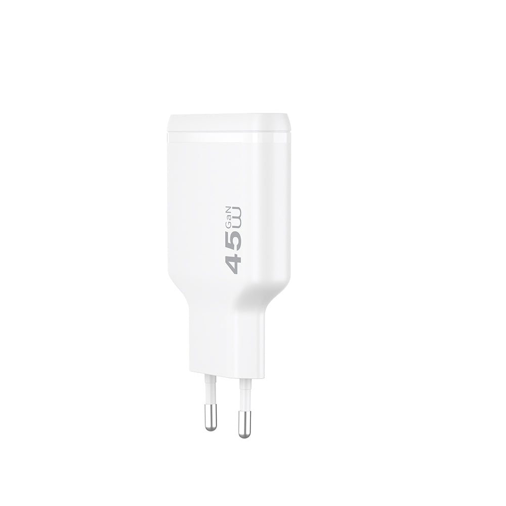 Wiwu Wi-G034 Essen Slim Serisi GaN Tech PD Hızlı Şarj Özellikli Şarj Başlığı 45W