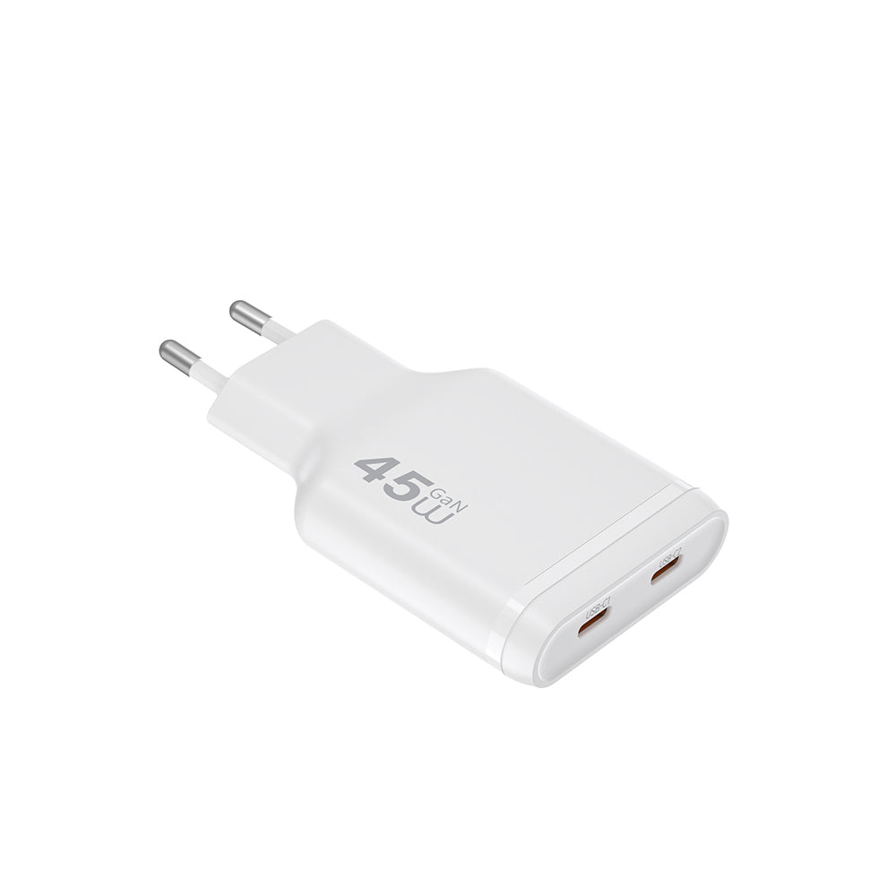 Wiwu Wi-G034 Essen Slim Serisi GaN Tech PD Hızlı Şarj Özellikli Şarj Başlığı 45W