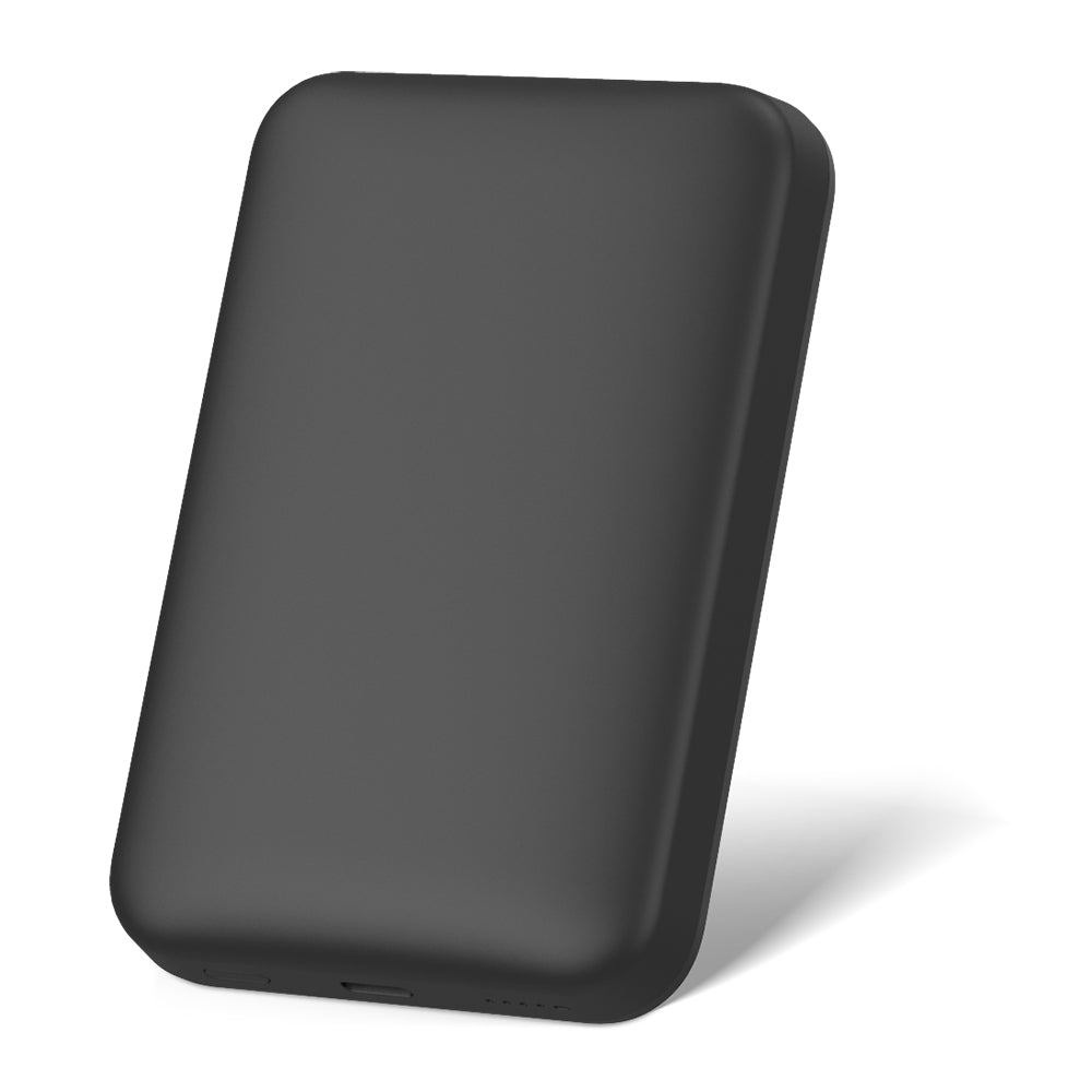 Wiwu Wi-P037 Qi Şarj Teknolojili LED Işık Göstergeli M-safe Kablosuz Powerbank 5000mAh 15W