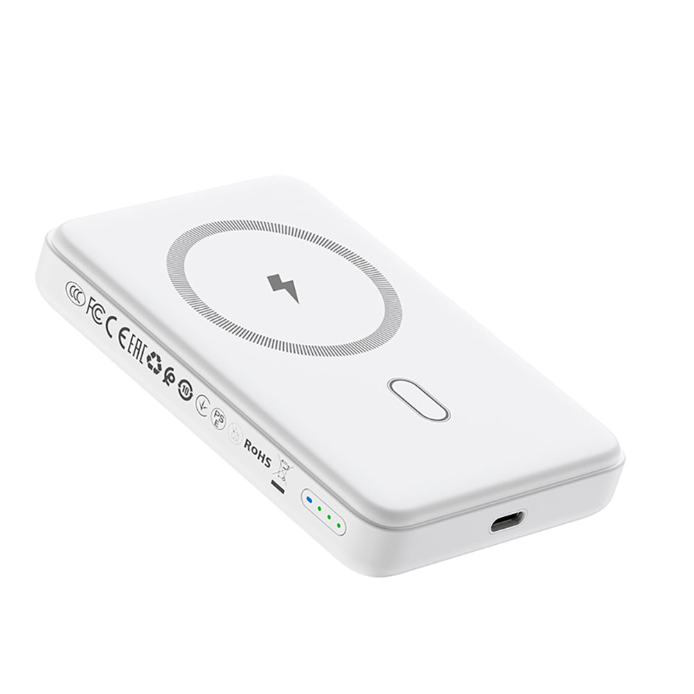 Wiwu Wi-P043 LED Işık Göstergeli Standlı Taşınabilir M-safe Wireless Powerbank 10.000mAh 15W