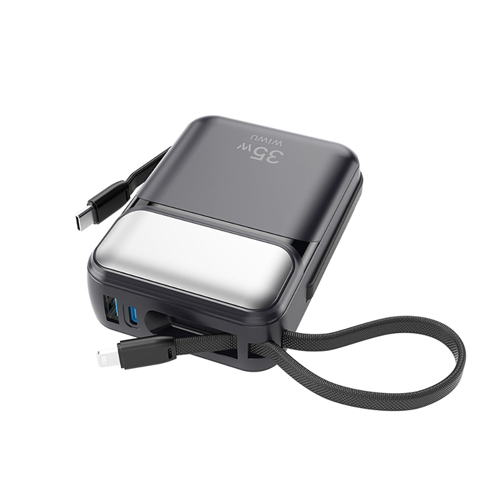 Wiwu Wi-P052 Galaxy Serisi Type-C Lightning Çıkışlı Taşınabilir Powerbank PD 35W 10000mAh
