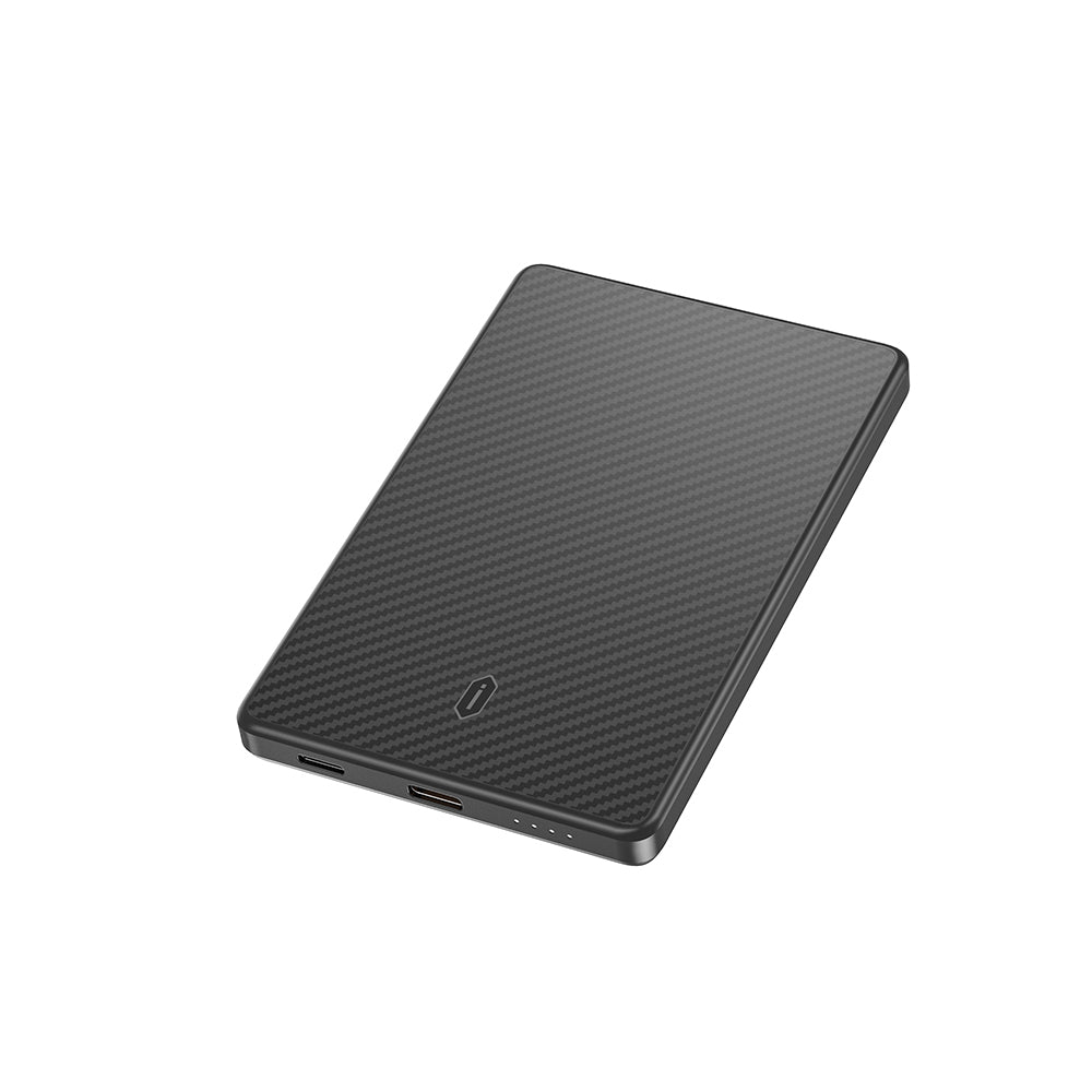 Wiwu Wi-P072 PD 20W M-safe Şarj Özellikli Ultra İnce Aramid Fiber Powerbank 15W 5000mAh