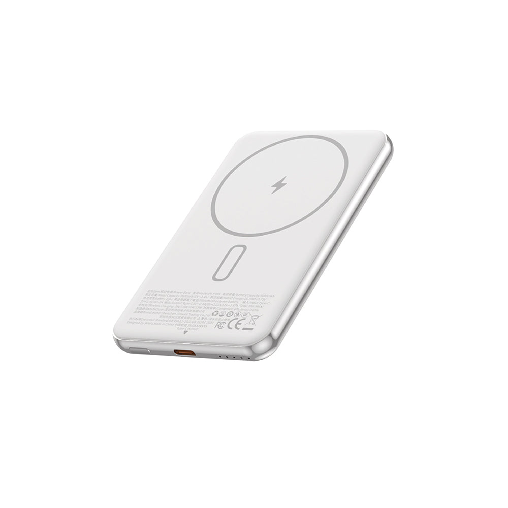 Wiwu Wi-P088 LED Işık Göstergeli PD 20W Kablosuz Powerbank 5000mAh 15W