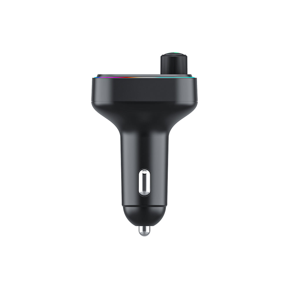Wiwu Wi-QC031 RGB Bluetooth Transmitter MP3 Type-C ve USB-A Araç Şarjı