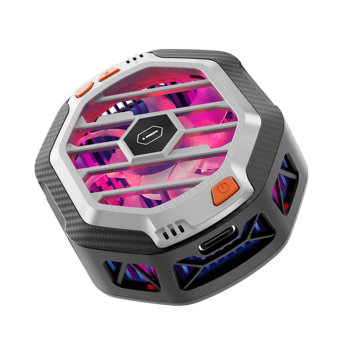 Wiwu Wi-R001 15W M-safe Şarj Özellikli RGB Işıklı Telefon Soğutucu Fan