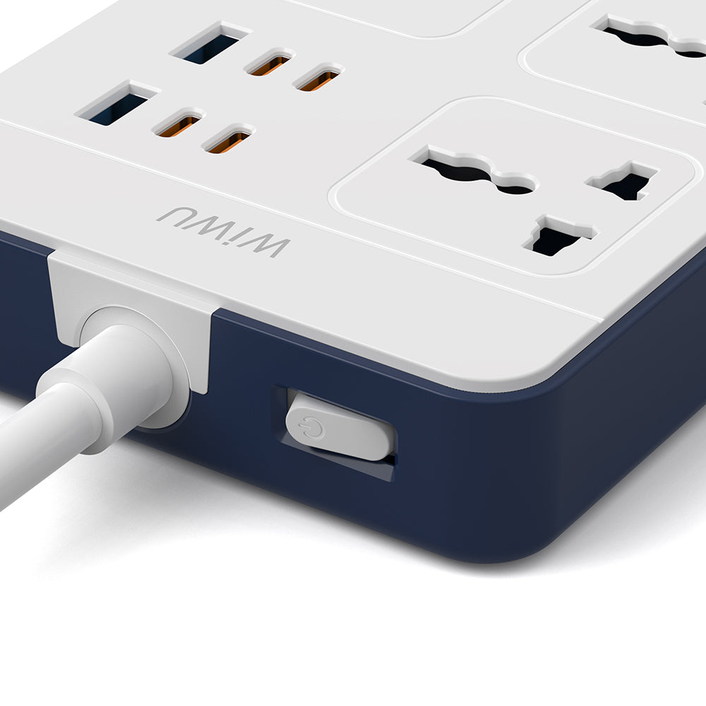 Wiwu Wi-S006 20W GaN Tech Power Strip 11 in 1 Çoklu Priz