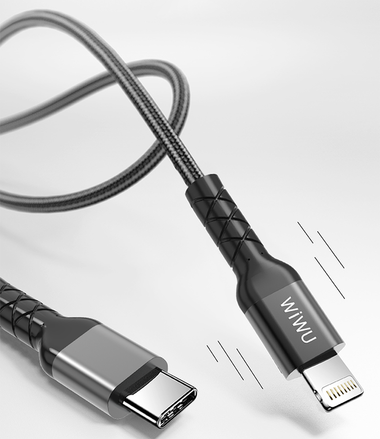 Wiwu WP101 MFI Type-c to Lightning Kablo