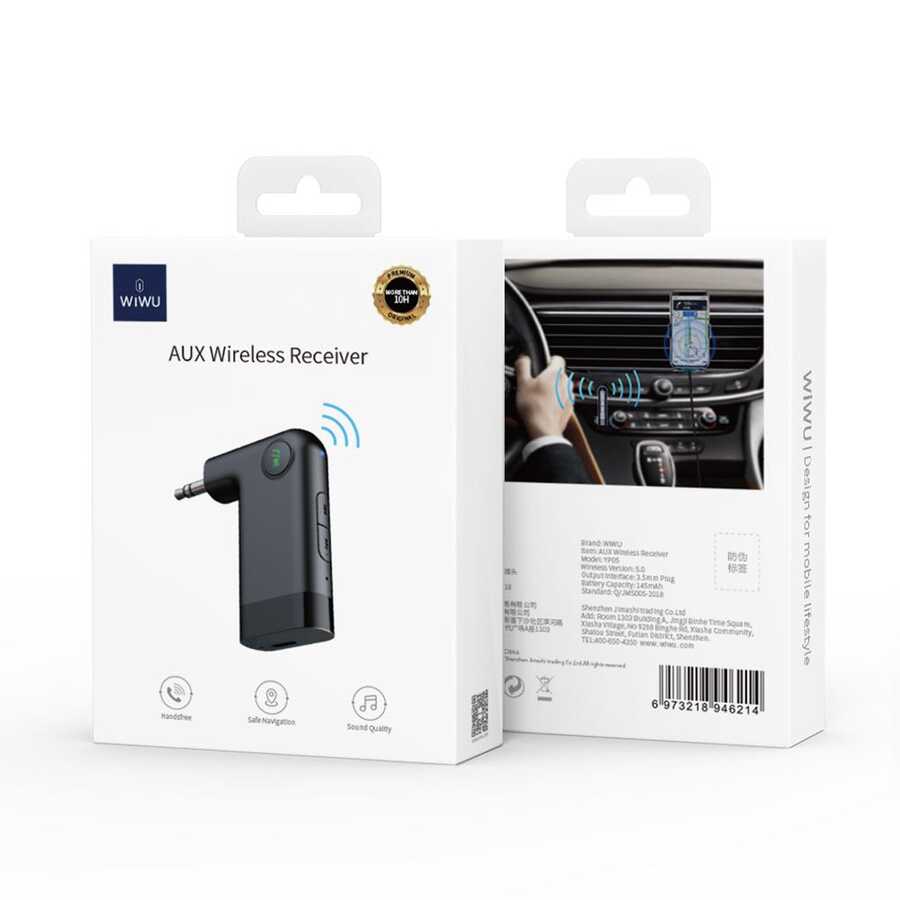 Wiwu YP-05 Bluetooth Receiver Kablosuz Ses Alıcısı