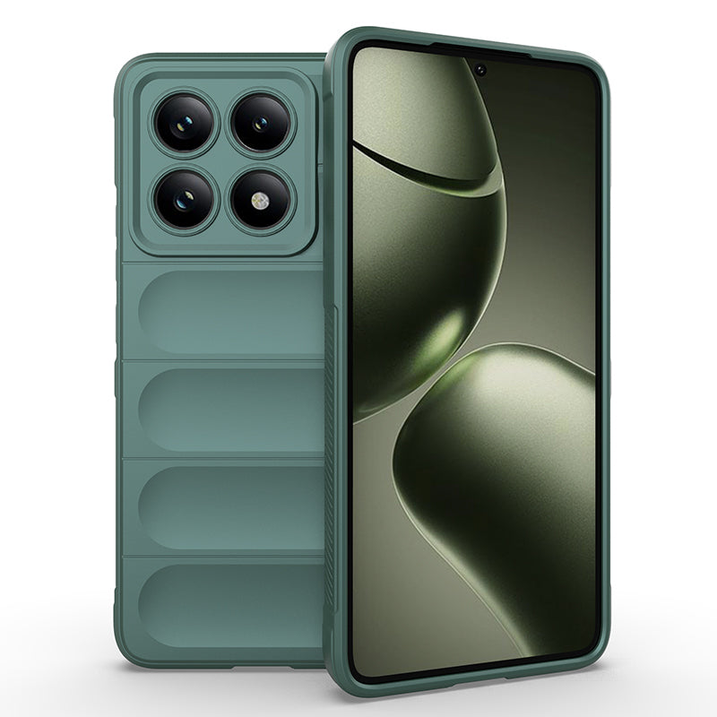 Xiaomi 14T Kılıf Esnek TPU Oyuklu Arka Yüzey Tasarımlı Zore Etnik Silikon Kılıf