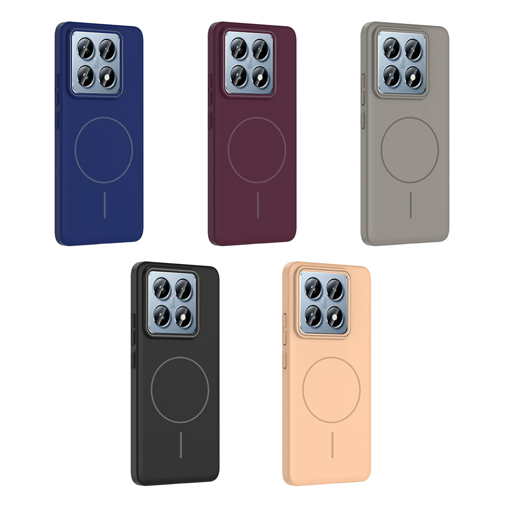 Xiaomi 14T Pro Kılıf M-safe Şarj Özellikli Zore Ruby Sert Kılıf