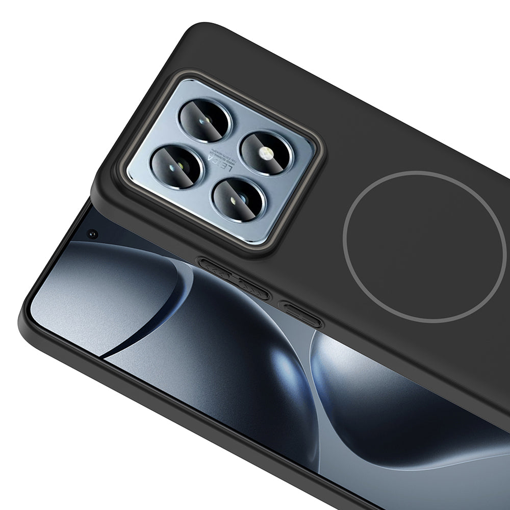 Xiaomi 14T Pro Kılıf M-safe Şarj Özellikli Zore Ruby Sert Kılıf