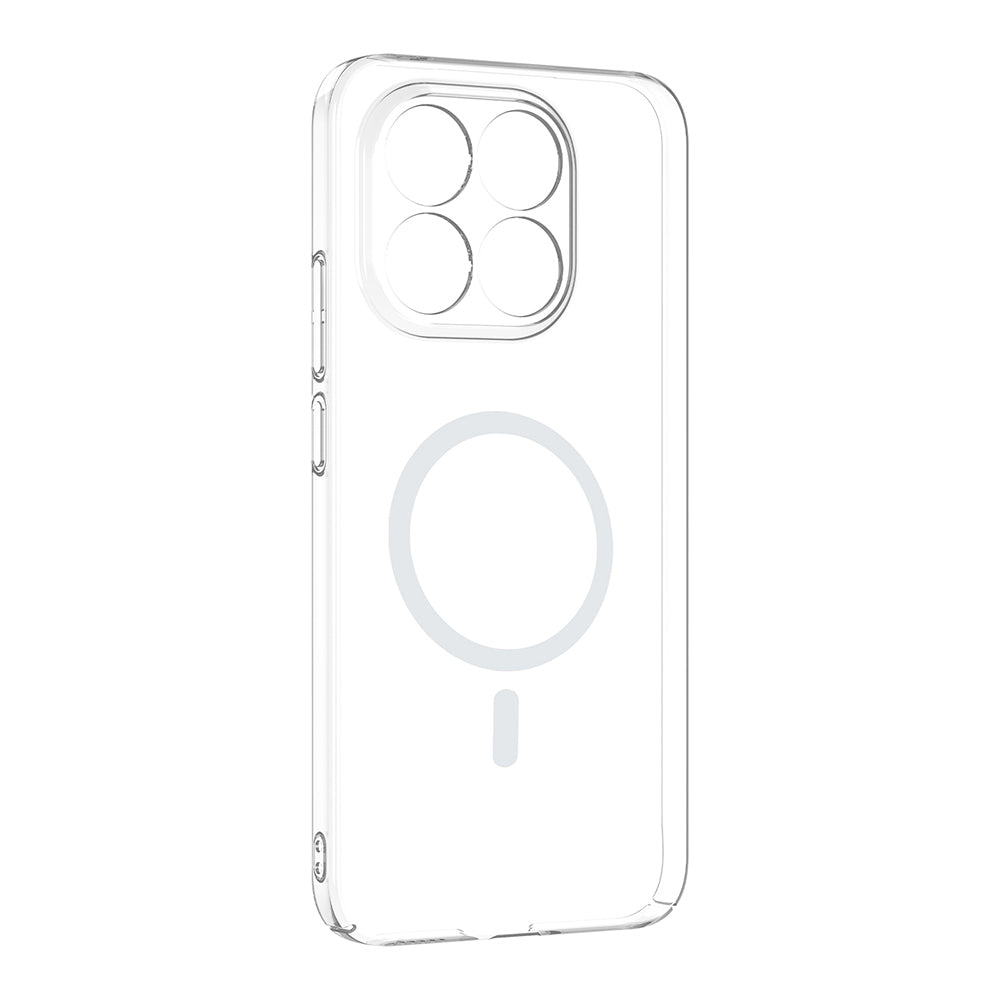 Xiaomi 15T Kamera Korumalı M-Safe Şarj Özellikli Şeffaf Zore London Sert PC Kılıf