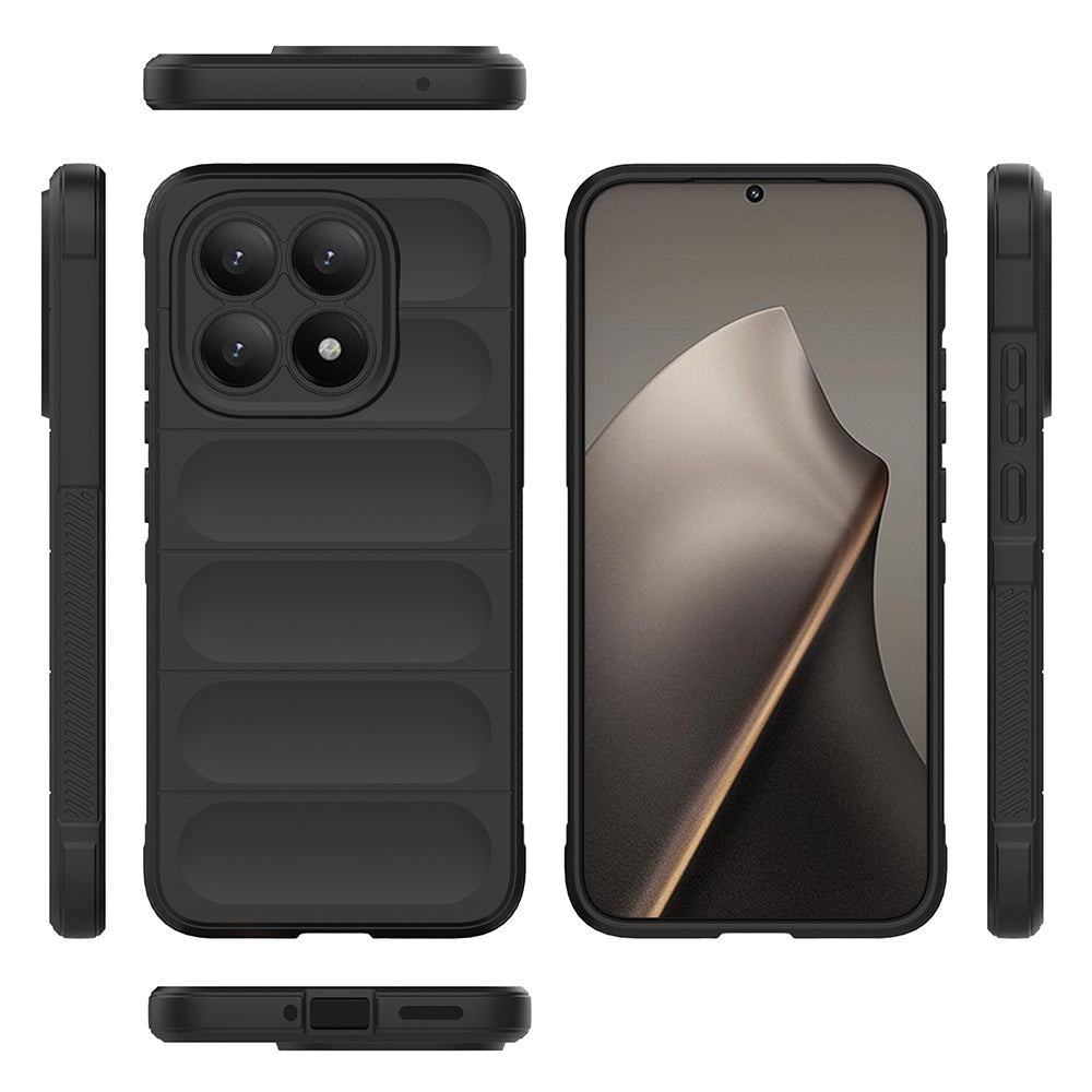 Xiaomi 15T Kılıf Esnek TPU Oyuklu Arka Yüzey Tasarımlı Zore Etnik Silikon Kılıf