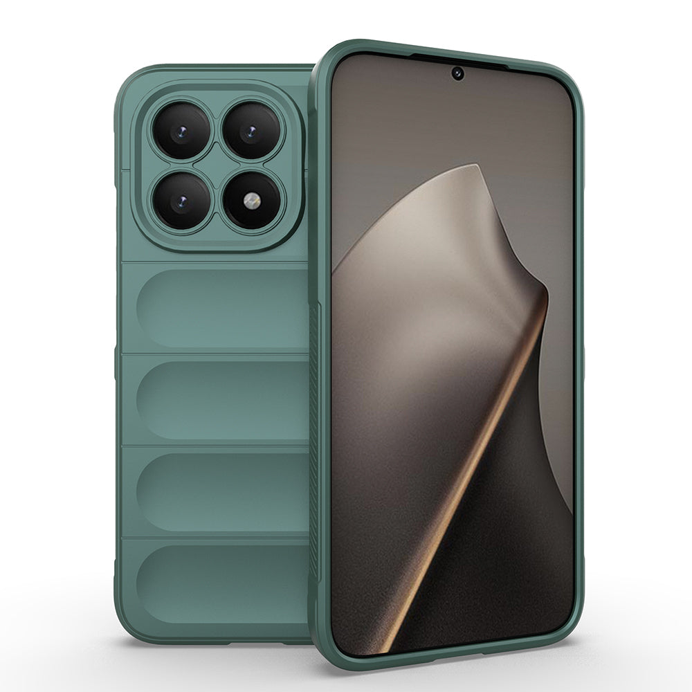 Xiaomi 15T Kılıf Esnek TPU Oyuklu Arka Yüzey Tasarımlı Zore Etnik Silikon Kılıf
