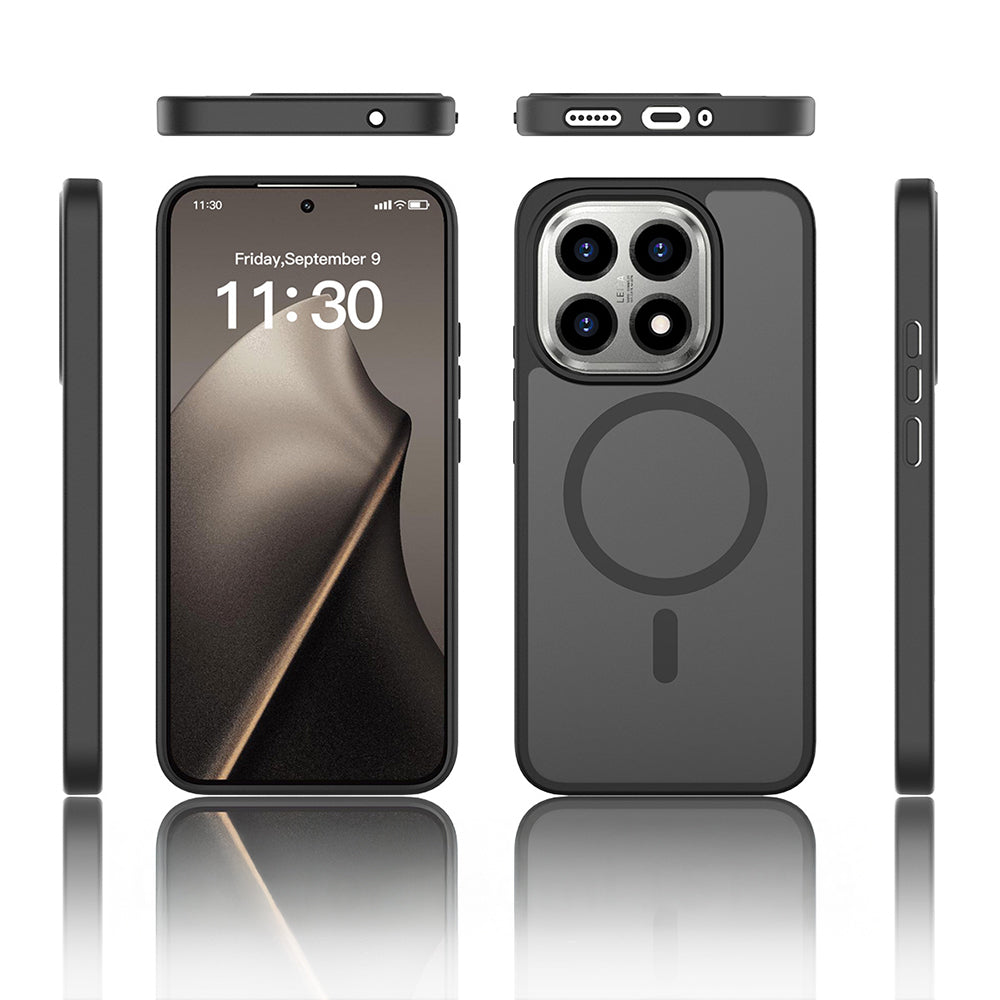 Xiaomi 15T Kılıf Sert PC Arka Yüzey Wireless Şarj Özellikli Zore Flet M-safe Kılıf