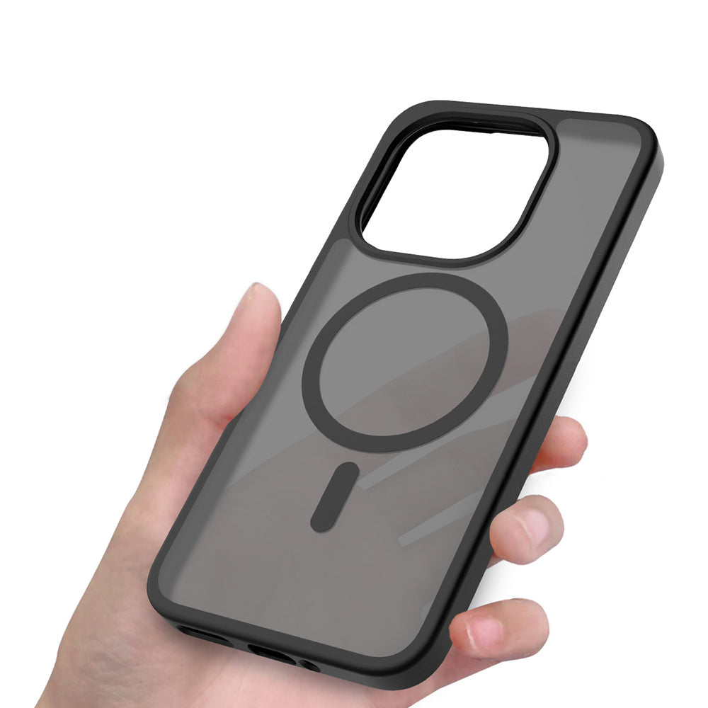 Xiaomi 15T Kılıf Sert PC Arka Yüzey Wireless Şarj Özellikli Zore Flet M-safe Kılıf