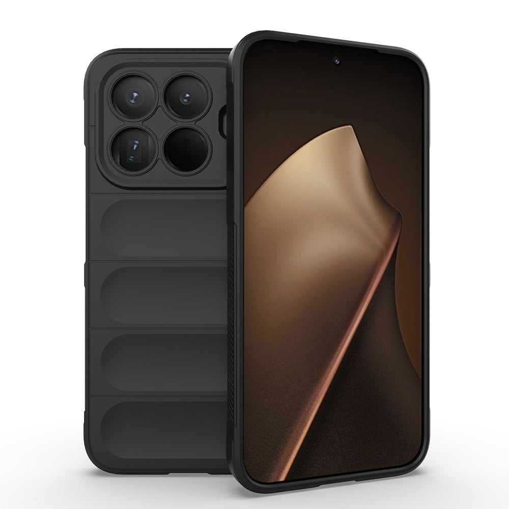 Xiaomi 15T Pro Kılıf Esnek TPU Oyuklu Arka Yüzey Tasarımlı Zore Etnik Silikon Kılıf