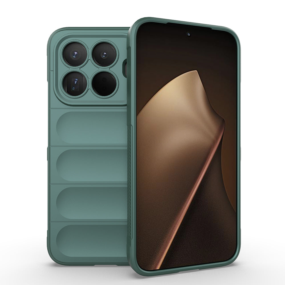 Xiaomi 15T Pro Kılıf Esnek TPU Oyuklu Arka Yüzey Tasarımlı Zore Etnik Silikon Kılıf