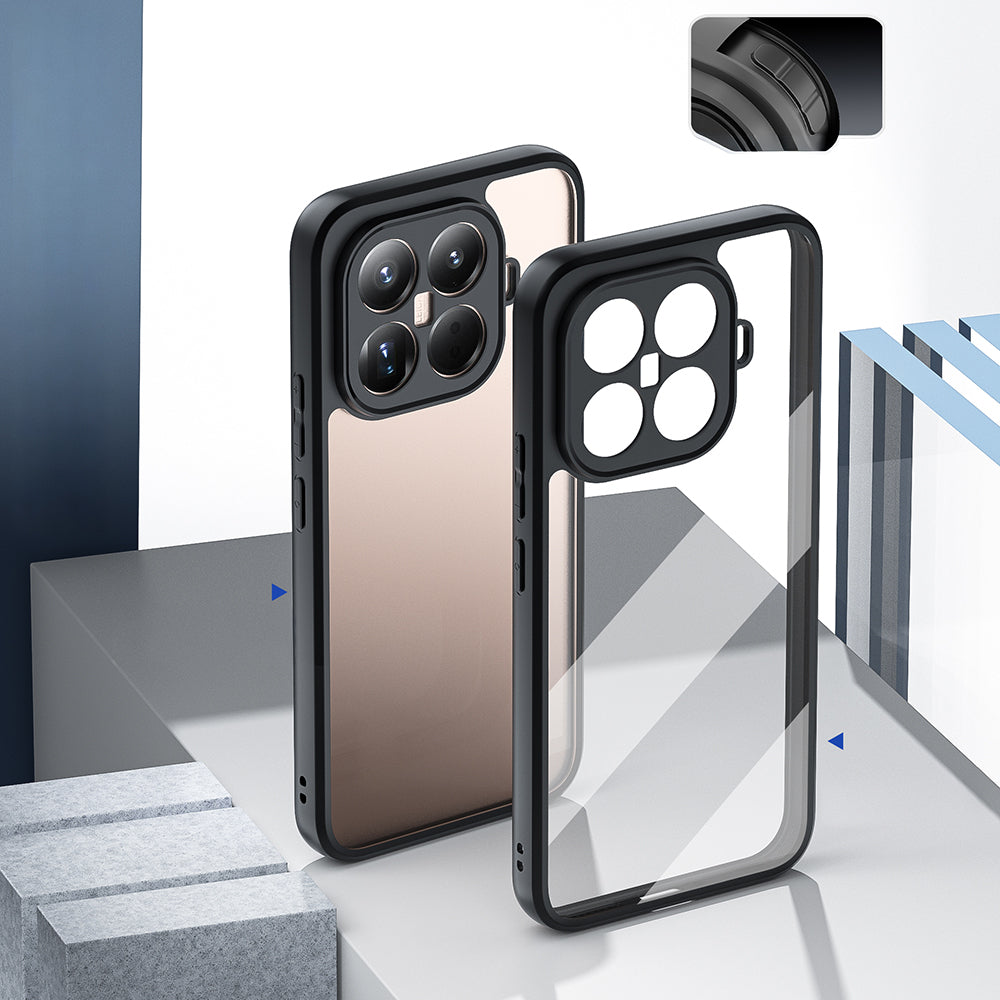 Xiaomi 15T Pro Kılıf Kamera Korumalı Şeffaf Arka Yüzey Zore New Roll Kılıf