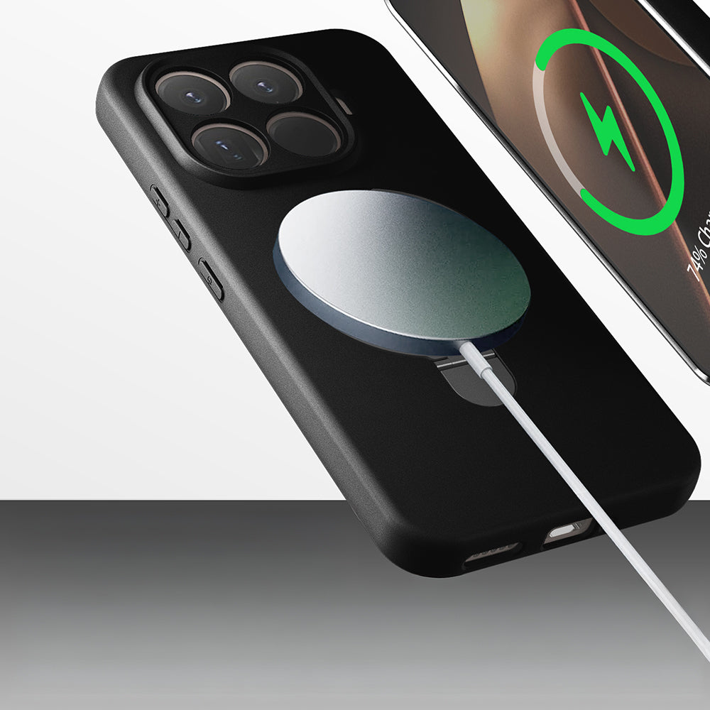 Xiaomi 15T Pro Kılıf M-safe Şarj Özellikli Standlı Zore Samara Kılıf