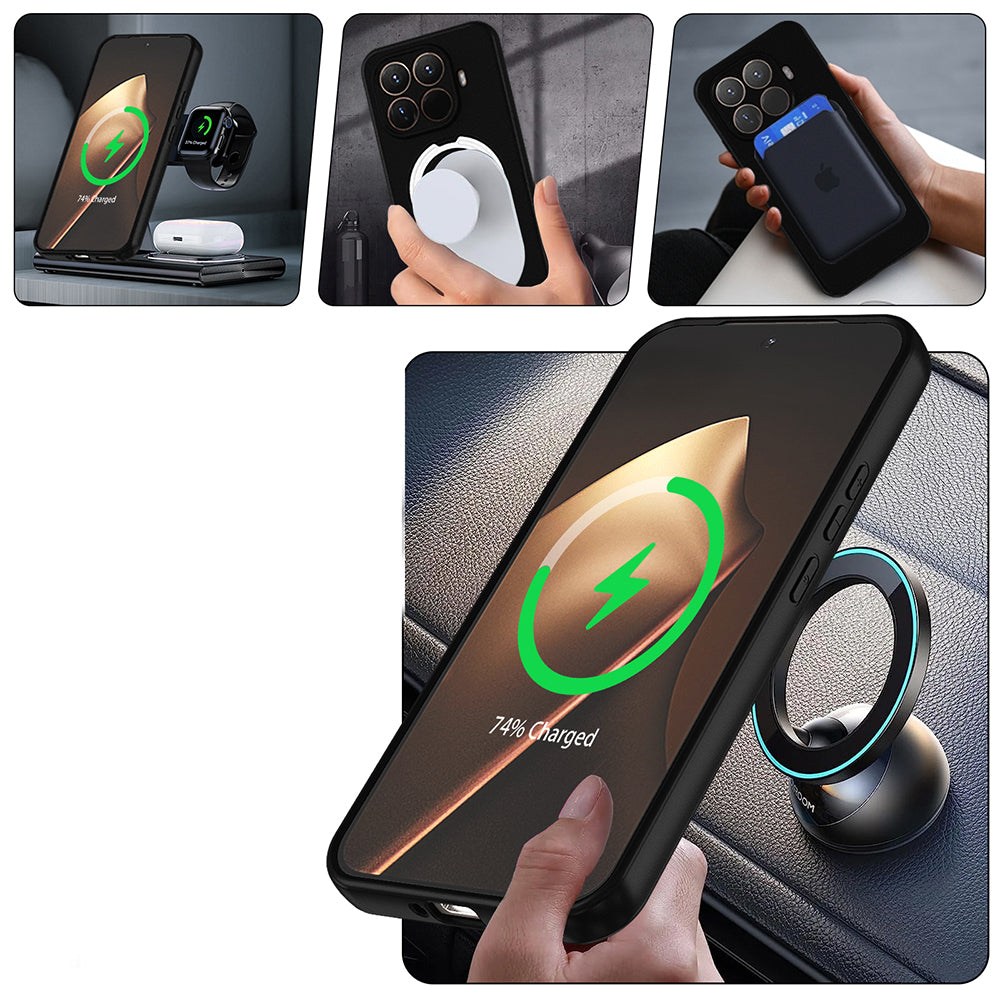 Xiaomi 15T Pro Kılıf M-safe Şarj Özellikli Standlı Zore Samara Kılıf