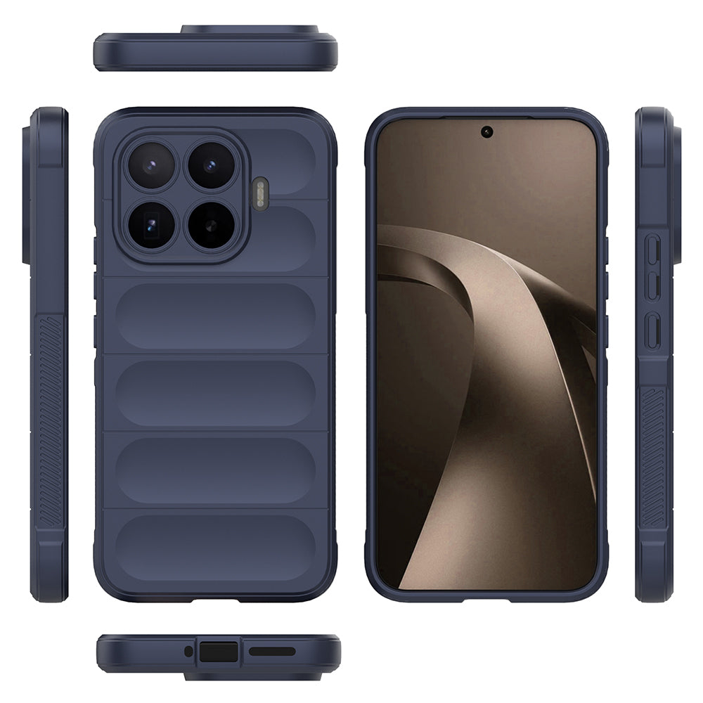 Xiaomi 17T Pro Kılıf Esnek TPU Oyuklu Arka Yüzey Tasarımlı Zore Etnik Silikon Kılıf