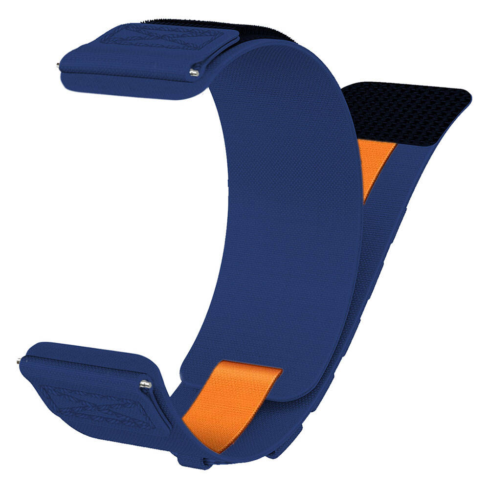 Xiaomi Amazfit Pace Zore KRD-112 22mm Orbital Örgülü Halat Tasarımlı Naylon Kumaş Hasır Kordon