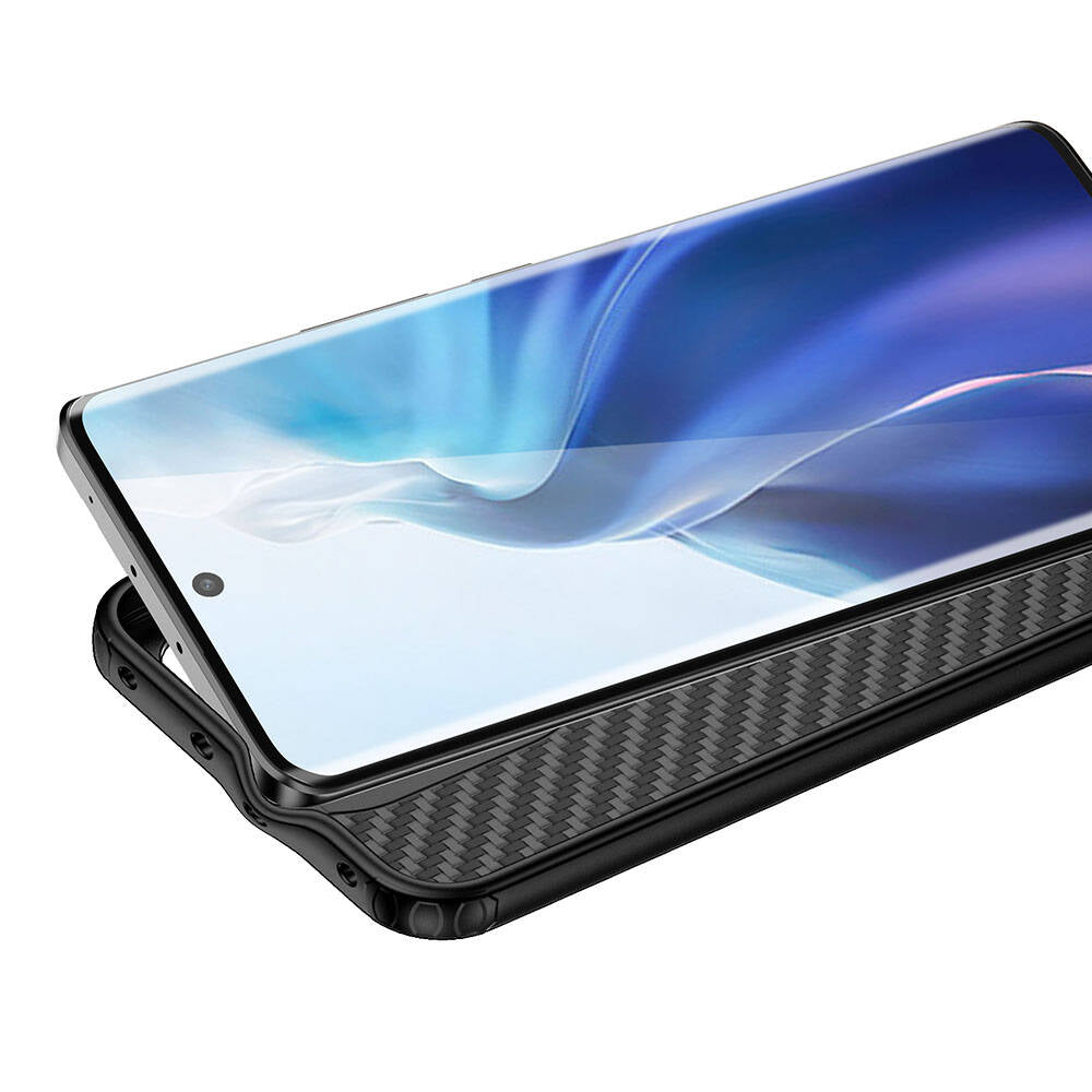 Xiaomi Mi 13 Pro Kılıf Aramid Karbon Fiber M-safe Özellikli Wlons Radison Kılıf