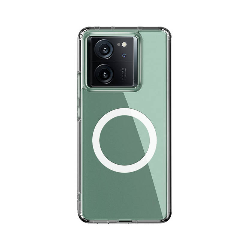 Xiaomi Mi 13T Kılıf Sert PC Arka Yüzey Wireless Şarj Özellikli Zore Flet M-safe Kılıf