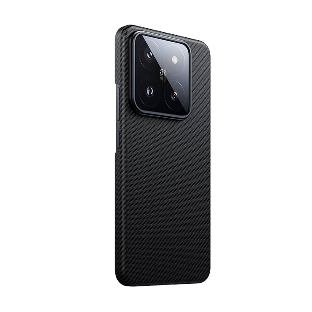 Xiaomi Mi 14 Kılıf M-safe Özellikli Karbon Fiber Benks Essential ArmorAir 600D Kevlar Kılıf