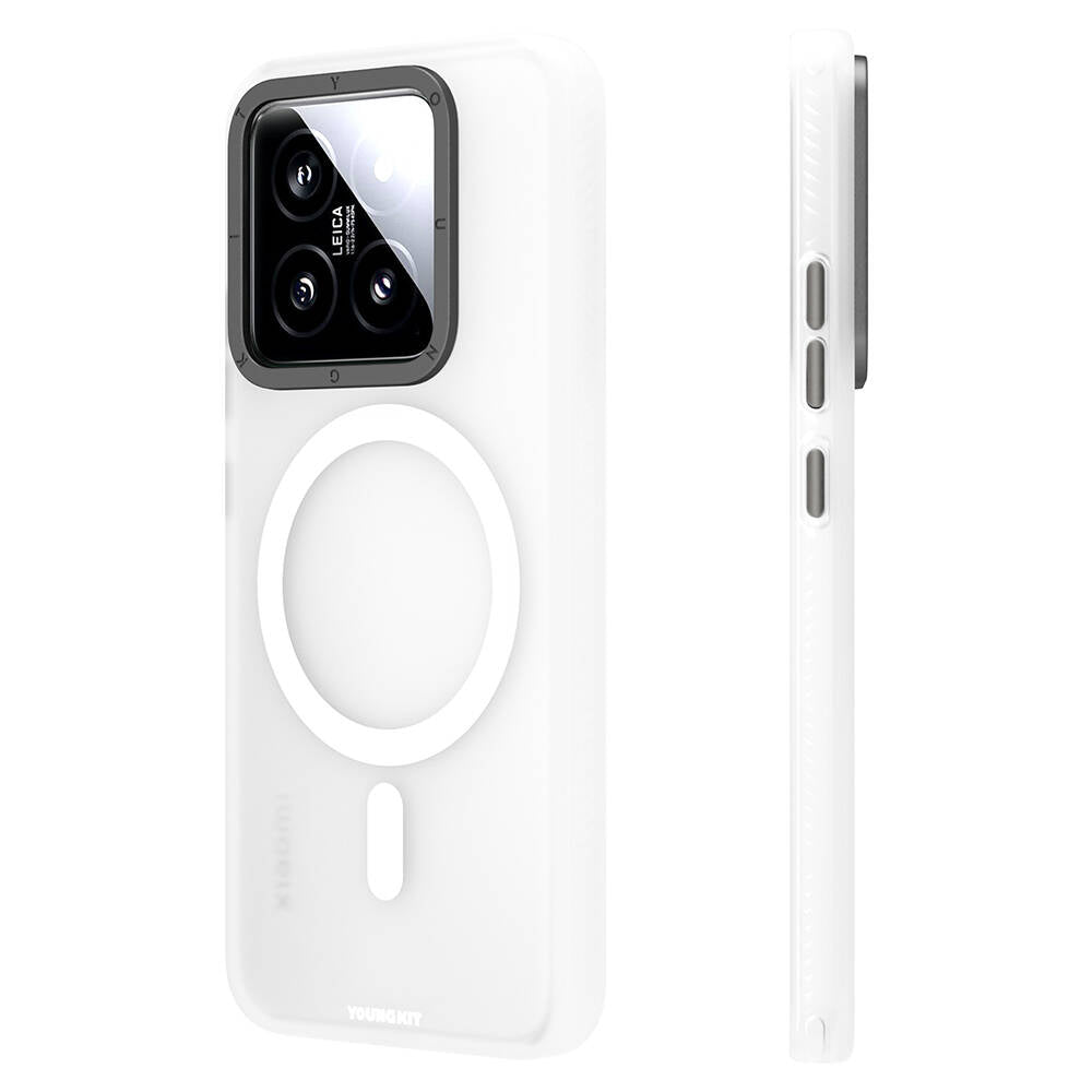 Xiaomi Mi 14 Kılıf M-safe Şarj Özellikli Youngkit Hidden Sand Serisi Kılıf