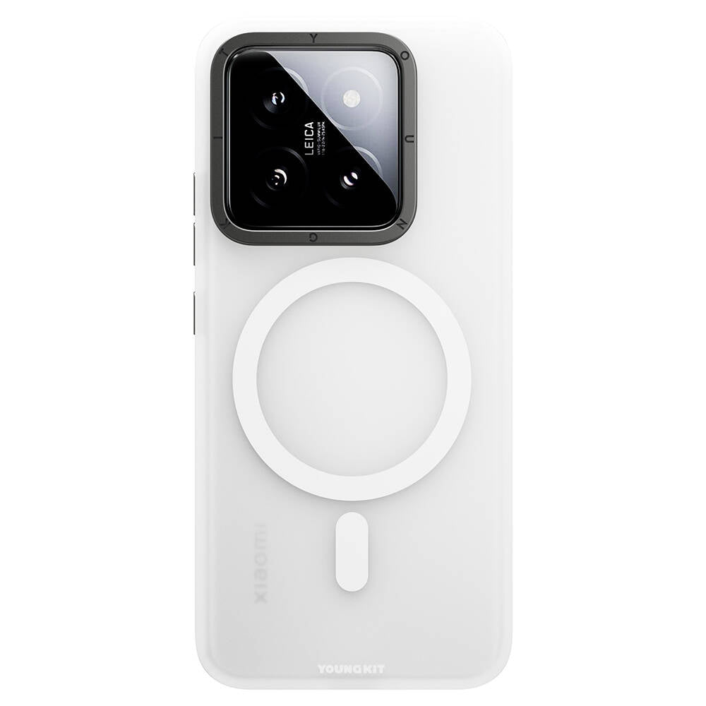 Xiaomi Mi 14 Kılıf M-safe Şarj Özellikli Youngkit Hidden Sand Serisi Kılıf