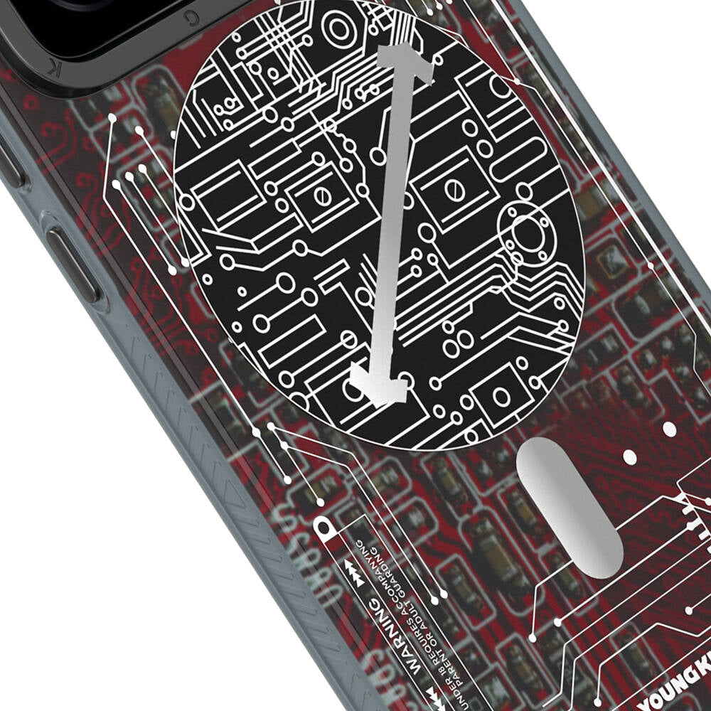 Xiaomi Mi 14 Kılıf M-safe Şarj Özellikli YoungKit Technology Serisi Kılıf