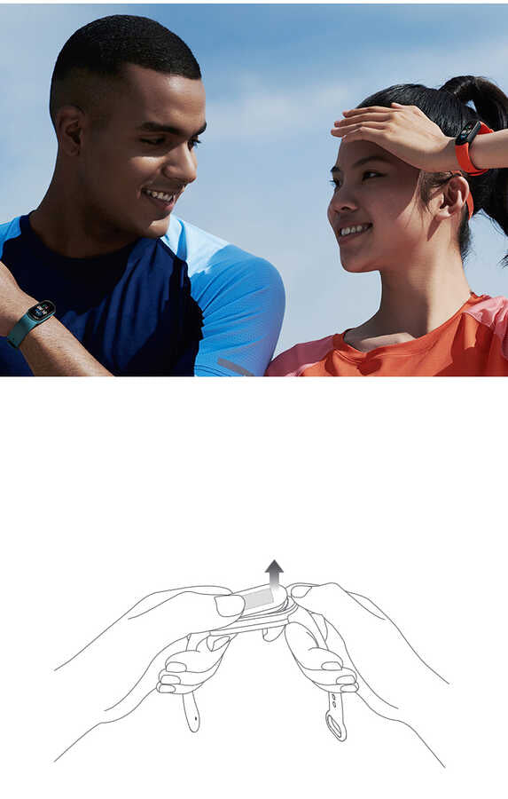 Xiaomi Mi Band 6 Zore Klasik Kordon