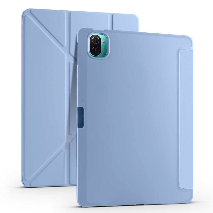 Xiaomi Mi Pad 5 Kılıf Zore Tri Folding Kalem Bölmeli Standlı Kılıf
