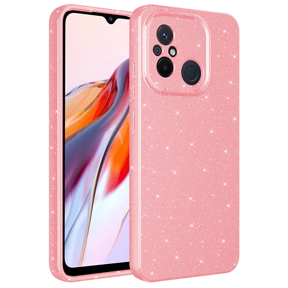 Xiaomi Redmi 12C Kılıf Kamera Korumalı Simli Lüks Zore Koton Kılıf