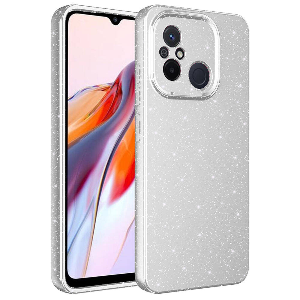 Xiaomi Redmi 12C Kılıf Kamera Korumalı Simli Lüks Zore Koton Kılıf