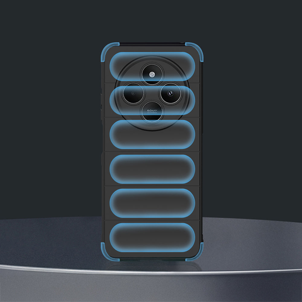 Xiaomi Redmi 14C 4G Kılıf Esnek TPU Oyuklu Arka Yüzey Tasarımlı Zore Etnik Silikon Kılıf