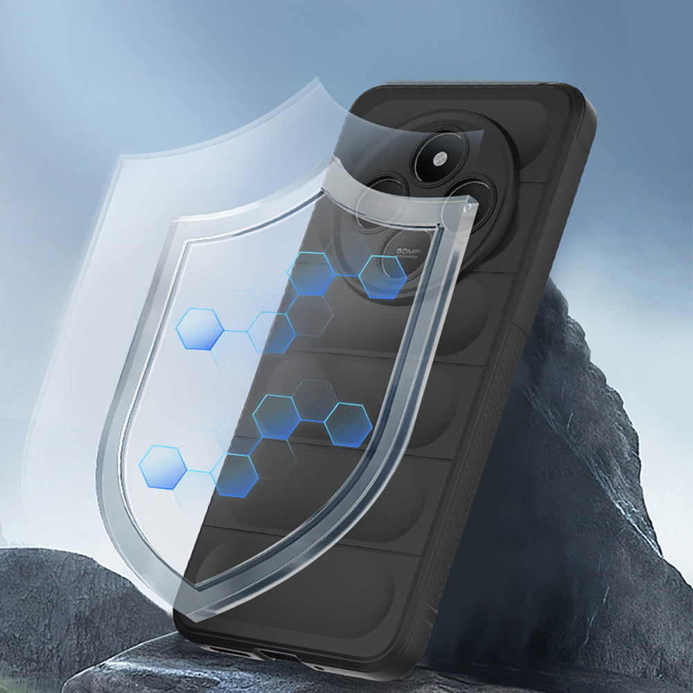 Xiaomi Redmi 14C 4G Kılıf Esnek TPU Oyuklu Arka Yüzey Tasarımlı Zore Etnik Silikon Kılıf