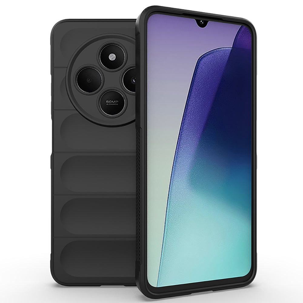 Xiaomi Redmi 14C 4G Kılıf Esnek TPU Oyuklu Arka Yüzey Tasarımlı Zore Etnik Silikon Kılıf