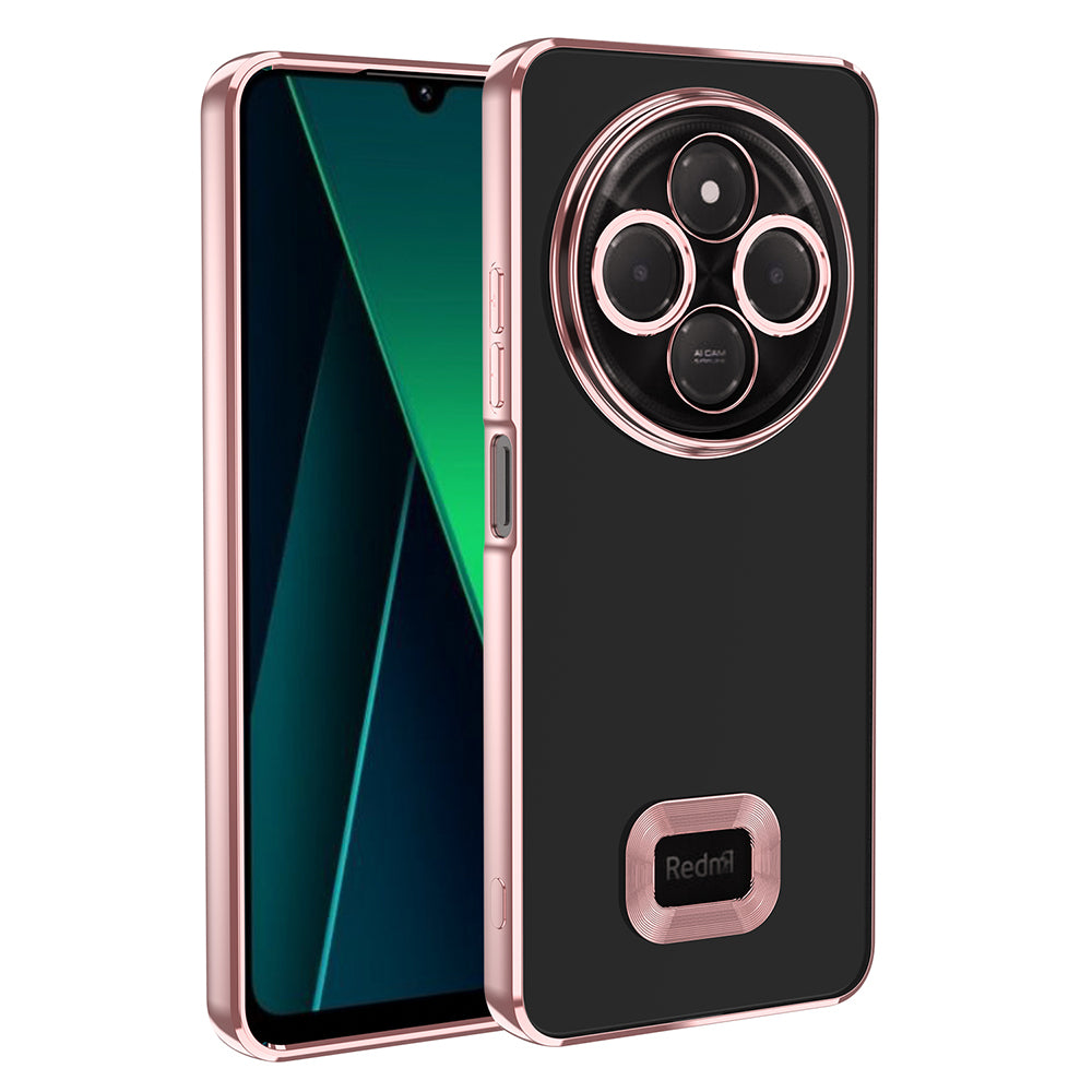 Xiaomi Redmi 14C 4G Kılıf Kamera Korumalı Logo Gösteren Zore Omega Kılıf