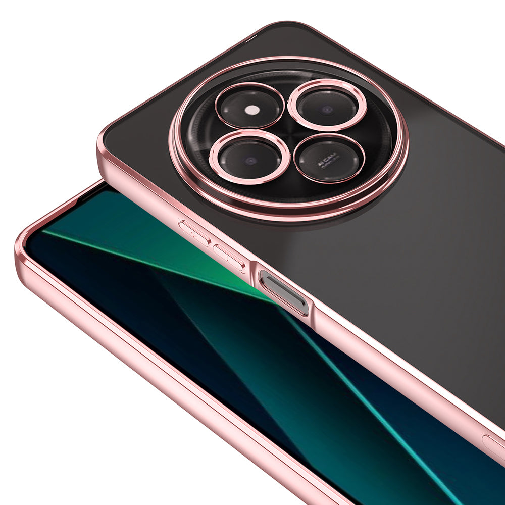 Xiaomi Redmi 14C 4G Kılıf Kamera Korumalı Logo Gösteren Zore Omega Kılıf