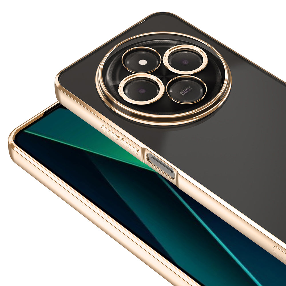 Xiaomi Redmi 14C 4G Kılıf Kamera Korumalı Logo Gösteren Zore Omega Kılıf