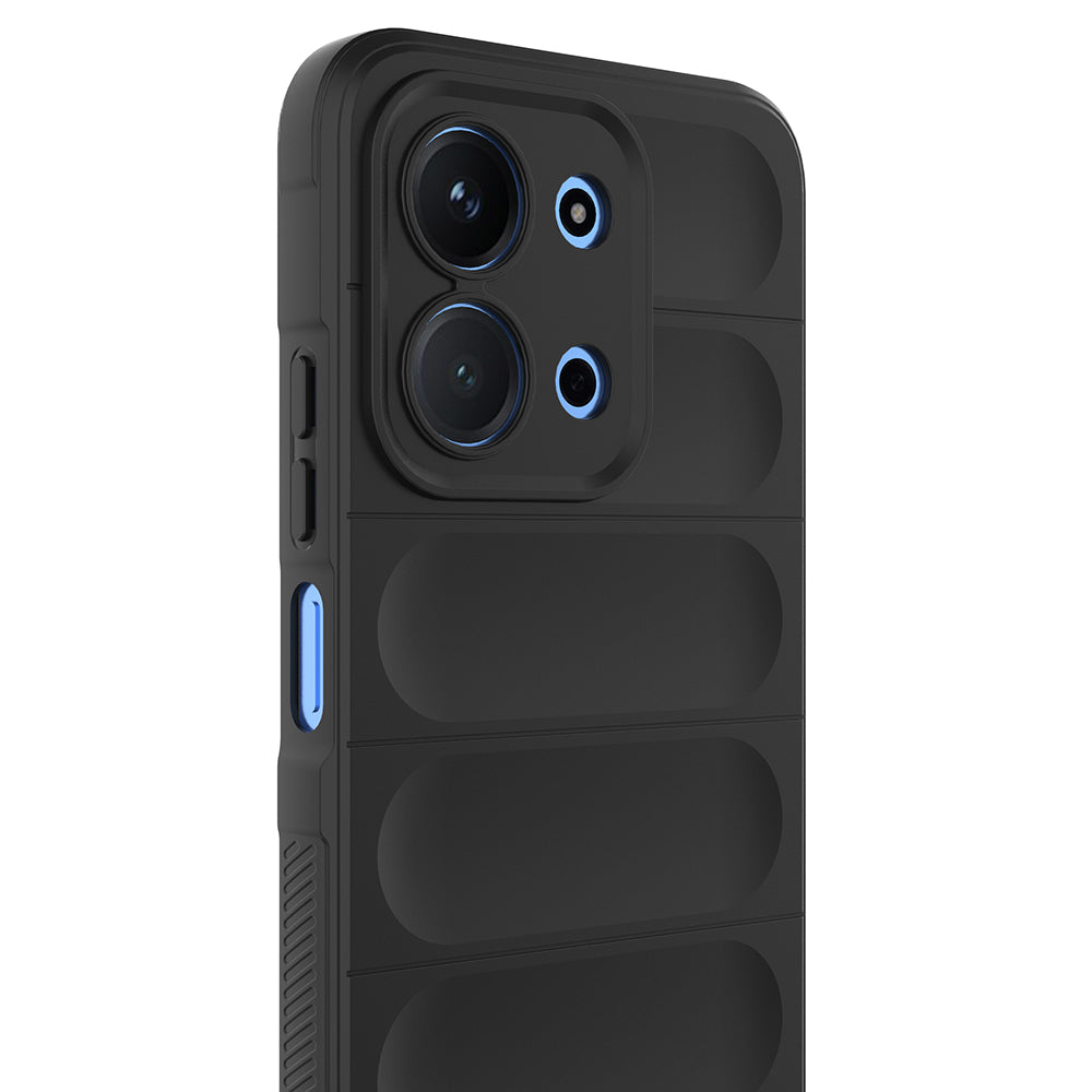 Xiaomi Redmi 15C 4G Kılıf Esnek TPU Oyuklu Arka Yüzey Tasarımlı Zore Etnik Silikon Kılıf