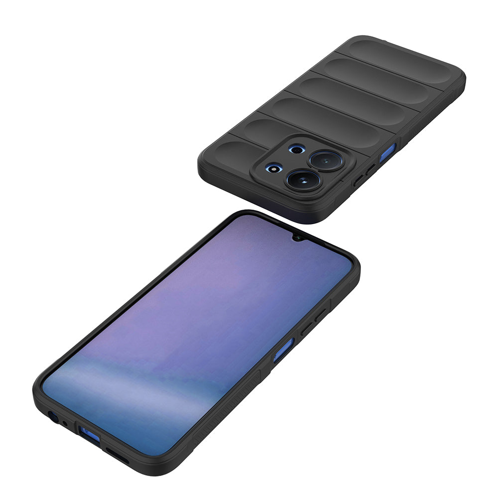 Xiaomi Redmi 15C 4G Kılıf Esnek TPU Oyuklu Arka Yüzey Tasarımlı Zore Etnik Silikon Kılıf