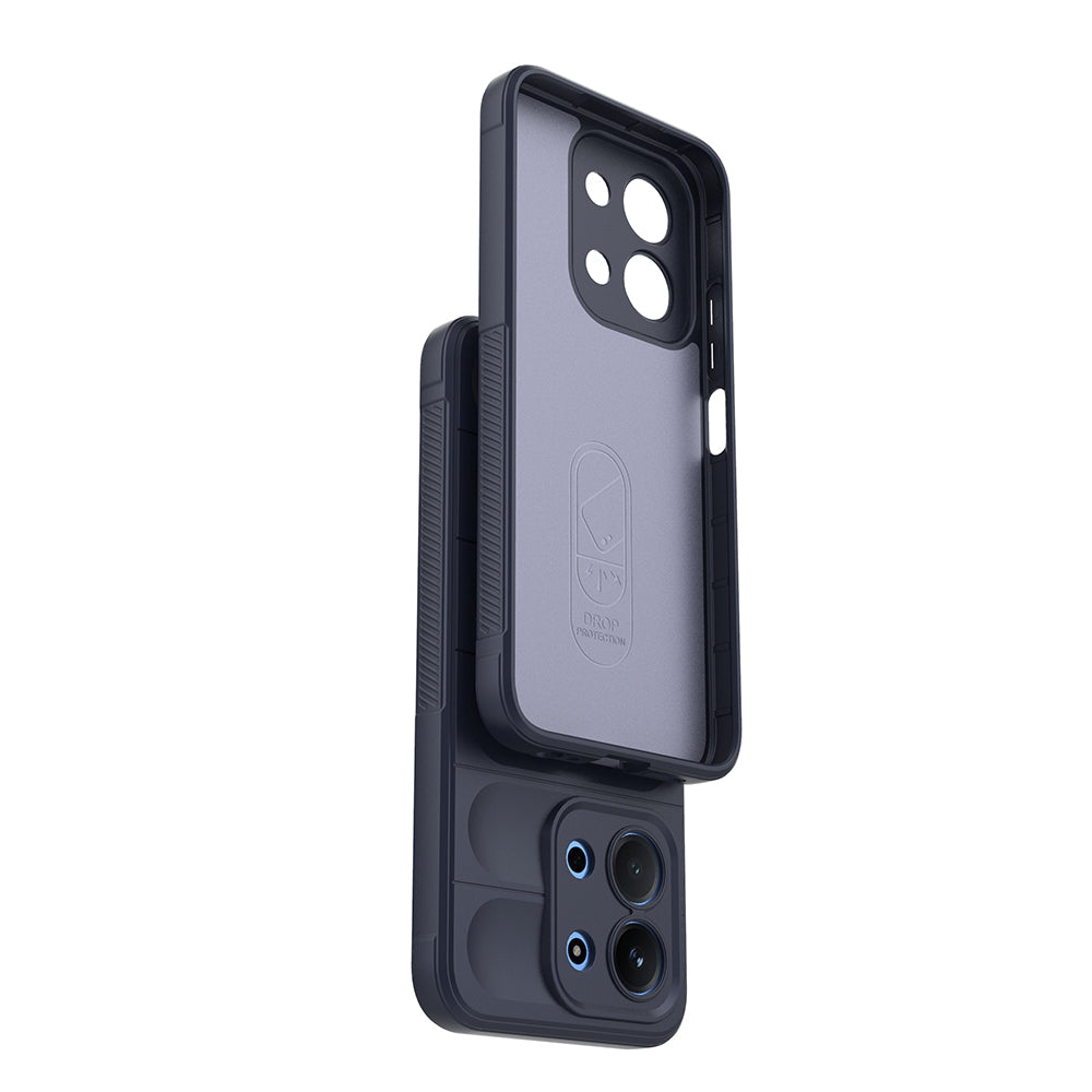 Xiaomi Redmi 15C 4G Kılıf Esnek TPU Oyuklu Arka Yüzey Tasarımlı Zore Etnik Silikon Kılıf