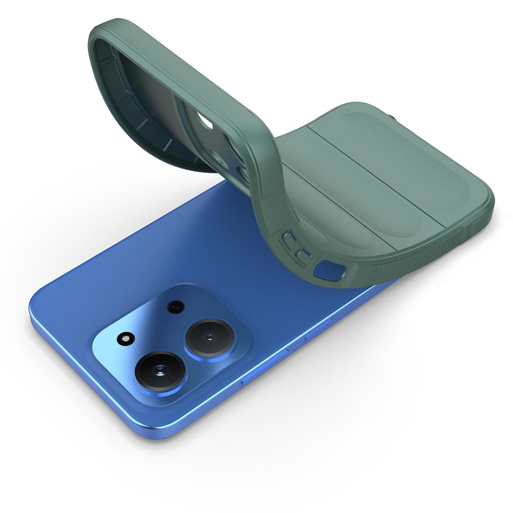 Xiaomi Redmi 15C 4G Kılıf Esnek TPU Oyuklu Arka Yüzey Tasarımlı Zore Etnik Silikon Kılıf