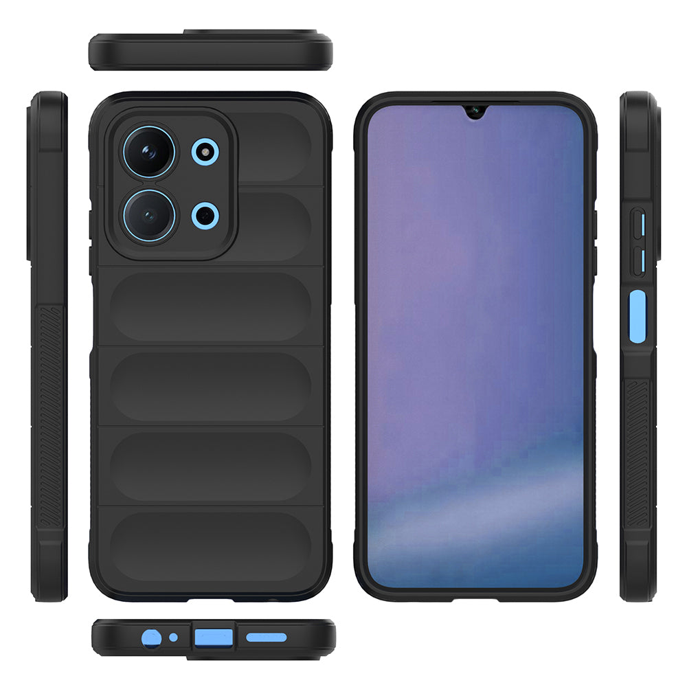 Xiaomi Redmi 15C 4G Kılıf Esnek TPU Oyuklu Arka Yüzey Tasarımlı Zore Etnik Silikon Kılıf
