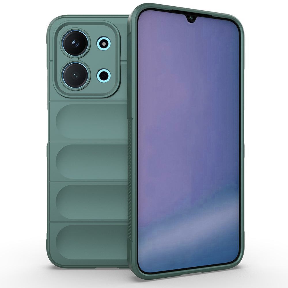 Xiaomi Redmi 15C 4G Kılıf Esnek TPU Oyuklu Arka Yüzey Tasarımlı Zore Etnik Silikon Kılıf