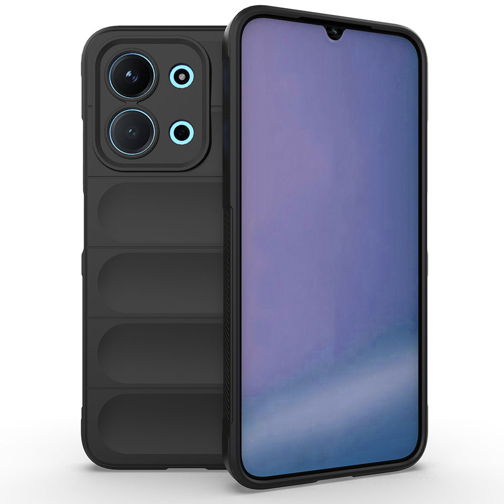 Xiaomi Redmi 15C 4G Kılıf Esnek TPU Oyuklu Arka Yüzey Tasarımlı Zore Etnik Silikon Kılıf